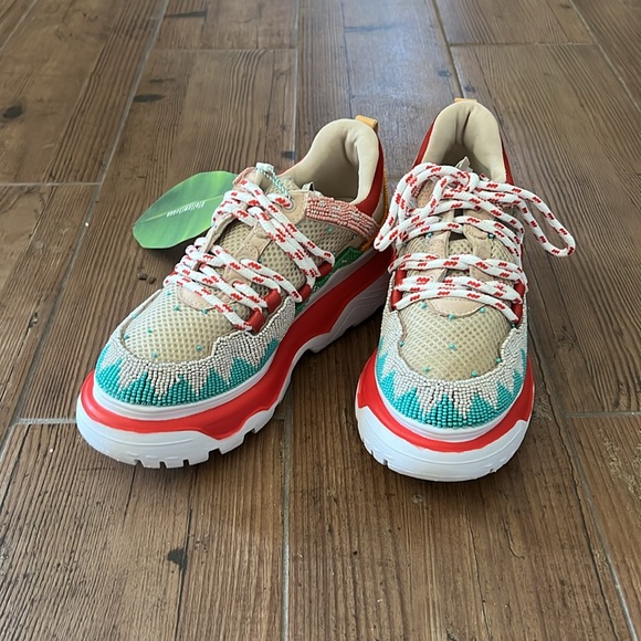 Farm Rio Summer Beaded Sneakers